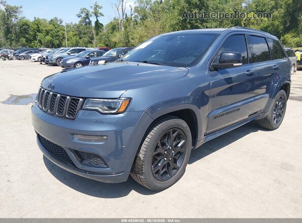 1C4RJFBG4MC674254 2021 JEEP GRAND CHEROKEE Серый Передняя левая четверть