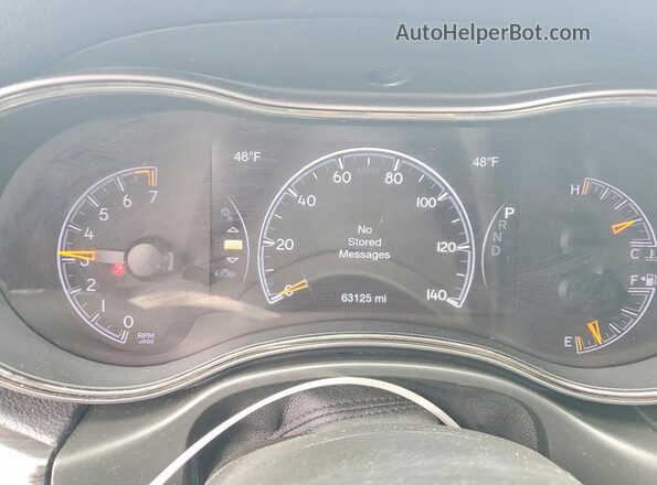 1C4RJFBG4MC826775 2021 JEEP GRAND Blue Instrument cluster view