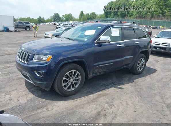 1C4RJFBG5GC497556 2016 JEEP GRAND CHEROKEE Синий Передняя левая четверть