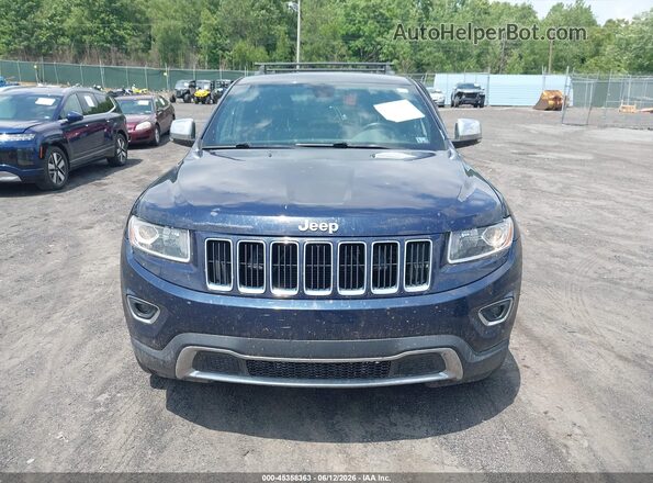 1C4RJFBG5GC497556 2016 JEEP GRAND CHEROKEE Синий Вид щитка приборов