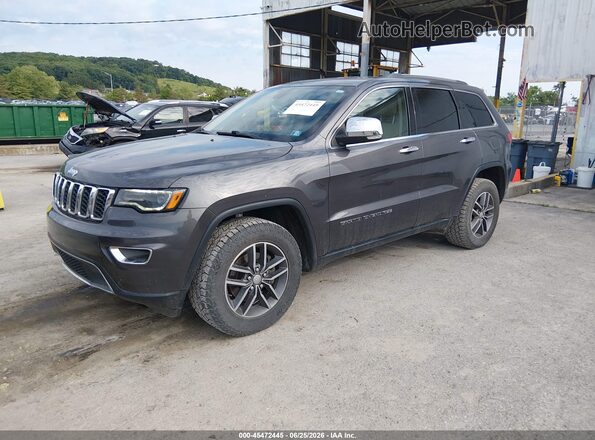 1C4RJFBG5HC739599 2017 JEEP GRAND CHEROKEE Gray Առջևի ձախ երեք քառորդ տեսարան