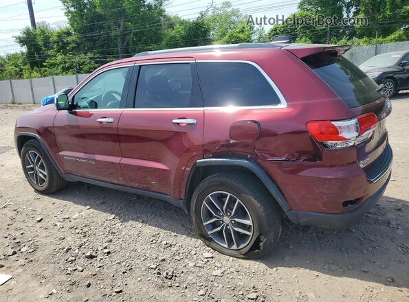 1C4RJFBG5HC849262 2017 JEEP GRAND Maroon Задня ліва чверть