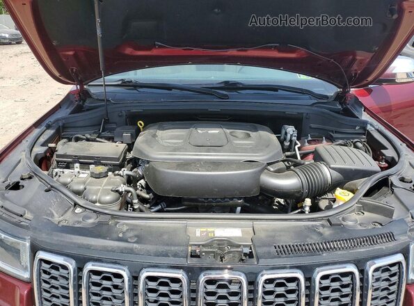 1C4RJFBG5HC849262 2017 JEEP GRAND Maroon Вид підкапотного простору