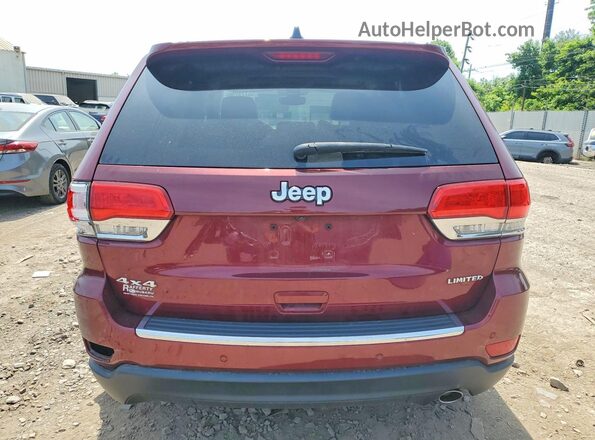 1C4RJFBG5HC849262 2017 JEEP GRAND Maroon Вид ззаду