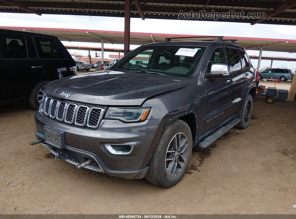 1C4RJFBG5JC137100 2018 JEEP GRAND CHEROKEE Gray Vista tres cuartos delantera izquierda
