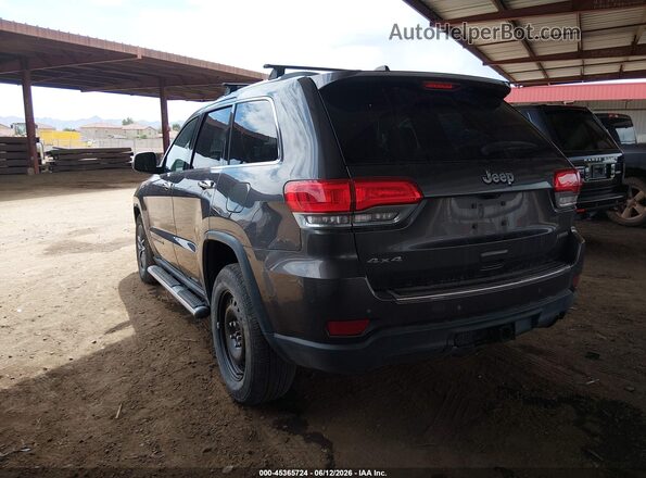 1C4RJFBG5JC137100 2018 JEEP GRAND CHEROKEE Gray Trasero izquierdo