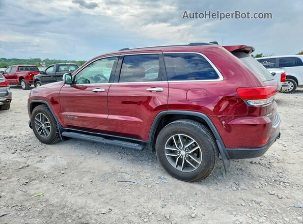 1C4RJFBG5JC207534 2018 JEEP GRAND Maroon Trasero izquierdo