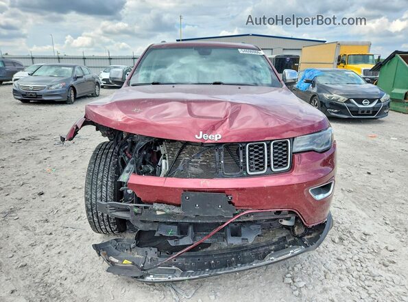 1C4RJFBG5JC207534 2018 JEEP GRAND Maroon Vista frontal