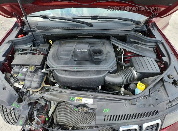1C4RJFBG5JC207534 2018 JEEP GRAND Maroon Vista del compartimento del motor