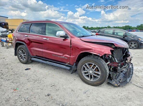 1C4RJFBG5JC207534 2018 JEEP GRAND Maroon Delantero derecho