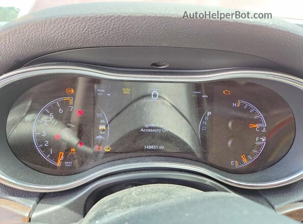 1C4RJFBG5JC207534 2018 JEEP GRAND Maroon Vista del cuadro de instrumentos