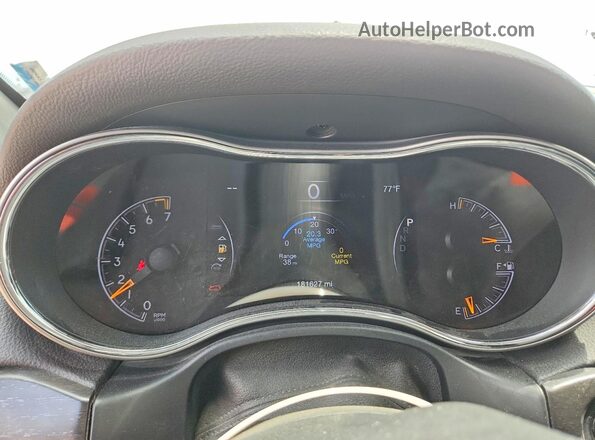 1C4RJFBG5JC373245 2018 JEEP GRAND White ხელსაწყოთა პანელის ხედი