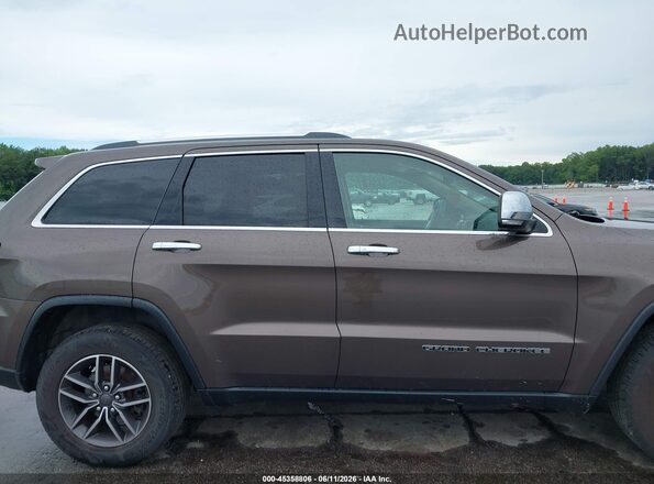 1C4RJFBG5KC765823 2019 JEEP GRAND CHEROKEE Brown Widok wnętrza z tyłu