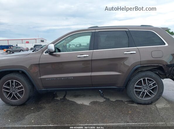 1C4RJFBG5KC765823 2019 JEEP GRAND CHEROKEE Brown Widok wnętrza 360 stopni