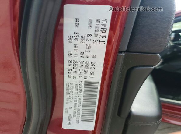 1C4RJFBG5LC112152 2020 JEEP GRAND Maroon Панорамний вид салону 360°