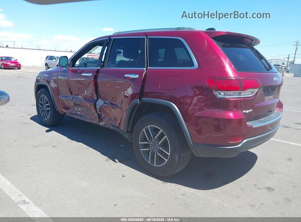 1C4RJFBG5LC288005 2020 JEEP GRAND CHEROKEE Red Tył lewy