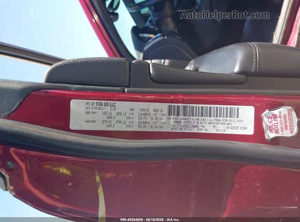 1C4RJFBG5LC288005 2020 JEEP GRAND CHEROKEE Red Widok komory silnika