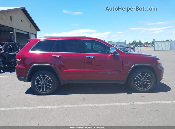 1C4RJFBG5LC288005 2020 JEEP GRAND CHEROKEE Red Widok wnętrza z tyłu
