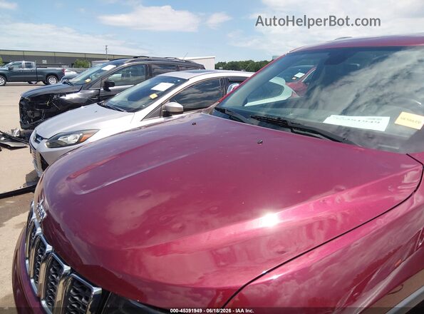 1C4RJFBG5MC673498 2021 JEEP GRAND CHEROKEE Red Widok z przodu