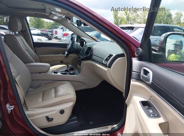 1C4RJFBG5MC673498 2021 JEEP GRAND CHEROKEE Red Widok wnętrza z przodu