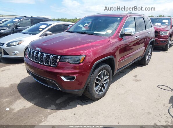 1C4RJFBG5MC673498 2021 JEEP GRAND CHEROKEE Red Przód lewy