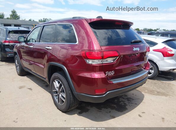 1C4RJFBG5MC673498 2021 JEEP GRAND CHEROKEE Red Tył lewy