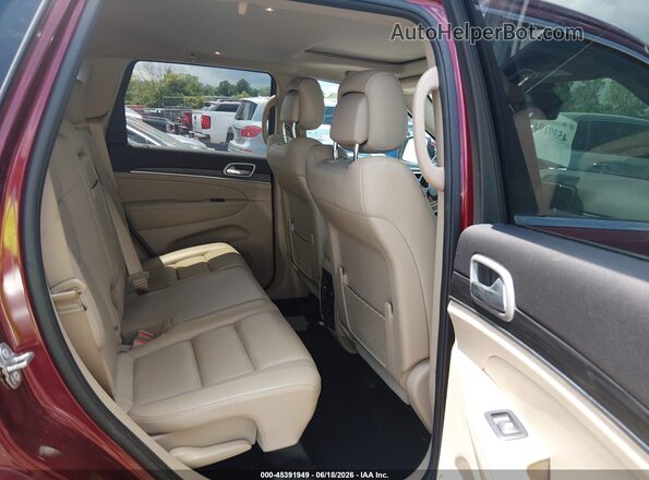 1C4RJFBG5MC673498 2021 JEEP GRAND CHEROKEE Red Widok naklejki z numerem VIN