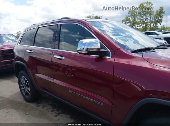 1C4RJFBG5MC673498 2021 JEEP GRAND CHEROKEE Red Widok wnętrza z tyłu