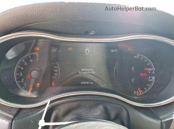 1C4RJFBG6GC310020 2016 JEEP GRAND Черный Вид щитка приборов