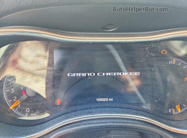1C4RJFBG6GC317887 2016 JEEP GRAND White ხელსაწყოთა პანელის ხედი