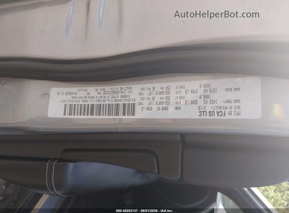 1C4RJFBG6GC333183 2016 JEEP GRAND CHEROKEE Gray Engine compartment view