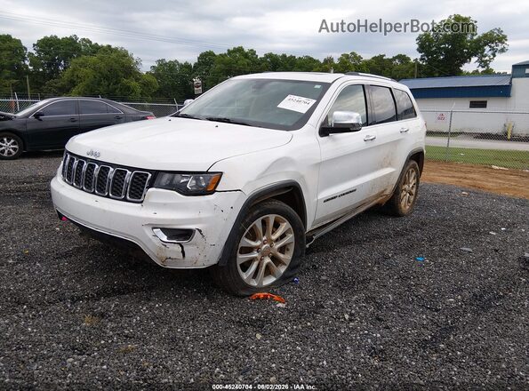 1C4RJFBG6HC662404 2017 JEEP GRAND CHEROKEE White წინა მარცხენა ხედი სამი მეოთხედიდან