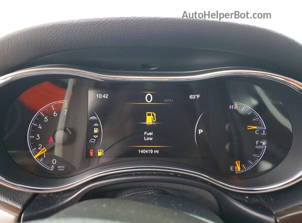 1C4RJFBG6HC683530 2017 JEEP GRAND Black Instrument cluster view