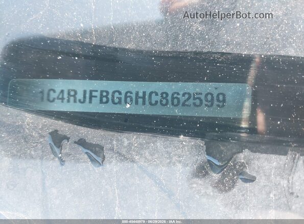 1C4RJFBG6HC862599 2017 JEEP GRAND CHEROKEE Black 