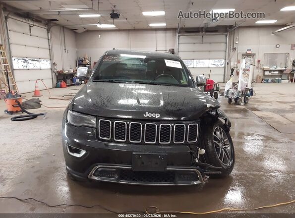 1C4RJFBG6HC908979 2017 JEEP GRAND CHEROKEE Black Вид щитка приладів