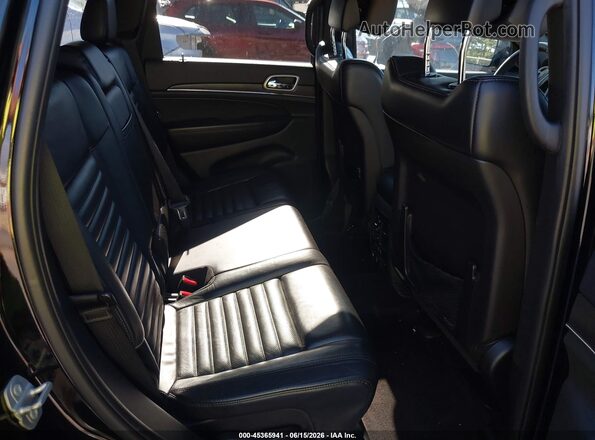 1C4RJFBG6JC347138 2018 JEEP GRAND CHEROKEE Black Widok naklejki z numerem VIN