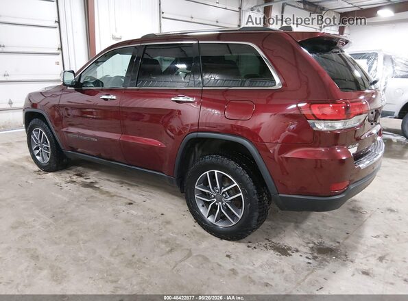 1C4RJFBG6LC359325 2020 JEEP GRAND CHEROKEE Темно-бордовый Задняя левая четверть