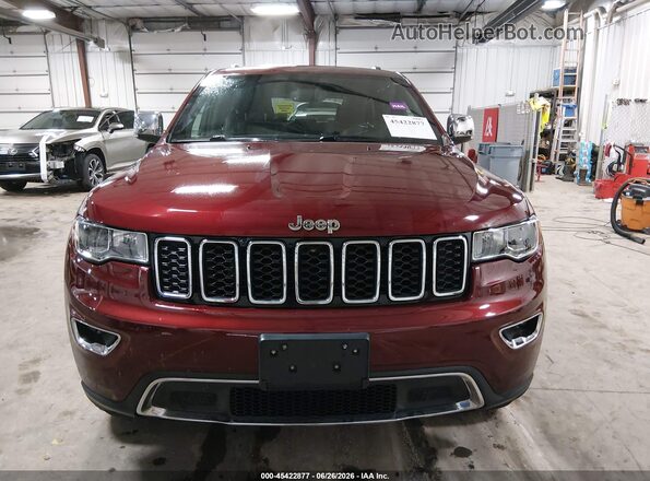 1C4RJFBG6LC359325 2020 JEEP GRAND CHEROKEE Темно-бордовый Вид щитка приборов