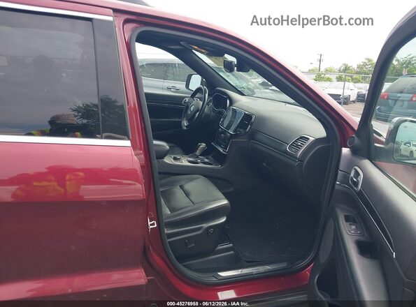 1C4RJFBG6MC729366 2021 JEEP GRAND CHEROKEE Burgundy წინა სალონის ხედი