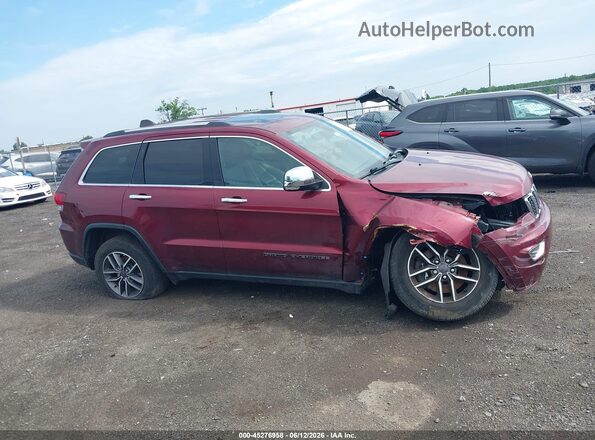 1C4RJFBG6MC729366 2021 JEEP GRAND CHEROKEE Burgundy უკანა სალონის ხედი