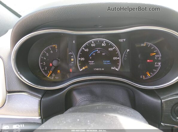 1C4RJFBG7GC340112 2016 JEEP GRAND CHEROKEE Белый Вид задних сидений