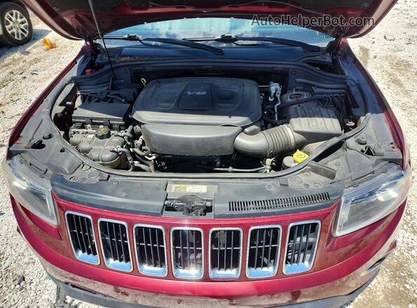 1C4RJFBG7GC449721 2016 JEEP GRAND Burgundy ძრავის განყოფილების ხედი