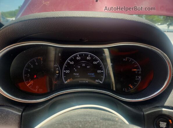 1C4RJFBG7GC449721 2016 JEEP GRAND Burgundy ხელსაწყოთა პანელის ხედი