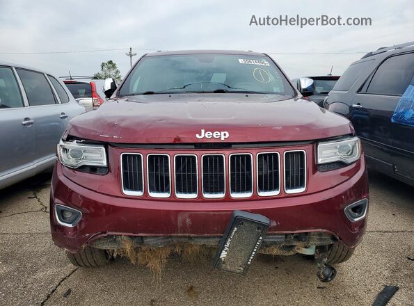 1C4RJFBG7GC495534 2016 JEEP GRAND Maroon Front view