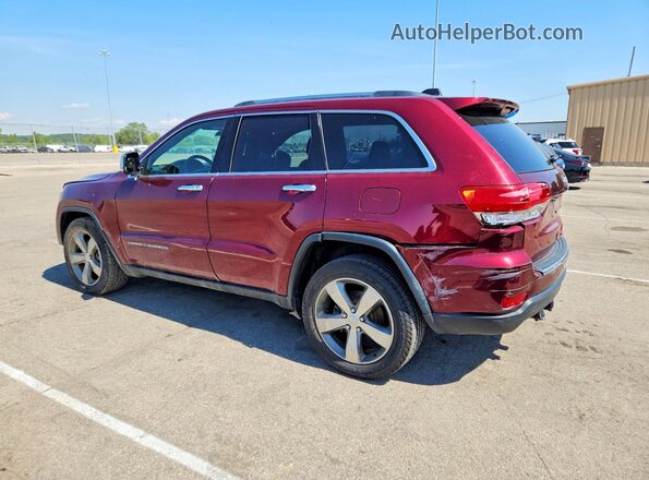 1C4RJFBG7GC495534 2016 JEEP GRAND Maroon Rear left