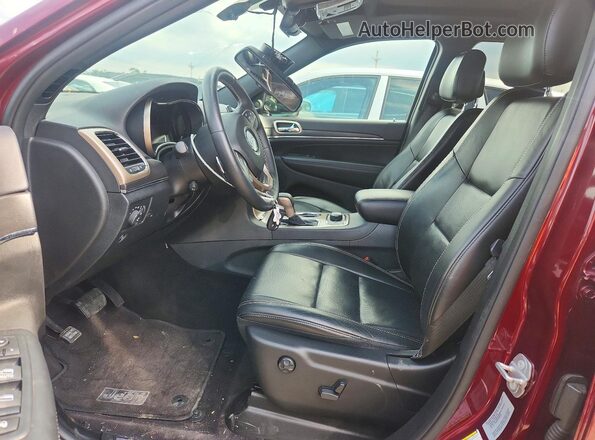 1C4RJFBG7GC495534 2016 JEEP GRAND Maroon Front interior view