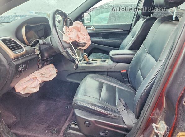 1C4RJFBG7HC716714 2017 JEEP GRAND Charcoal Front interior view