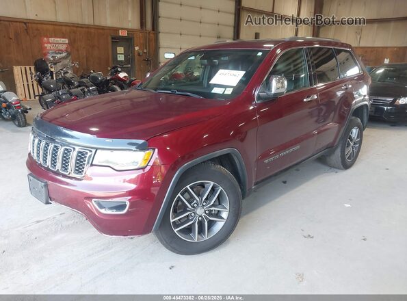 1C4RJFBG7HC759174 2017 JEEP GRAND CHEROKEE Красный Передняя левая четверть