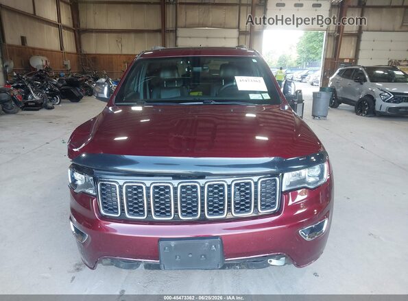 1C4RJFBG7HC759174 2017 JEEP GRAND CHEROKEE Красный Вид задней части салона