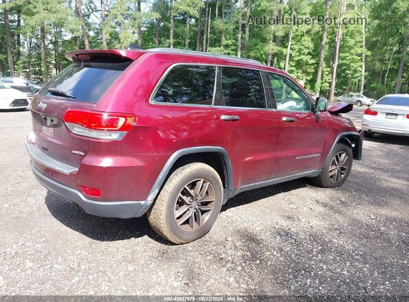 1C4RJFBG7HC788268 2017 JEEP GRAND CHEROKEE Burgundy უკანა მარჯვენა